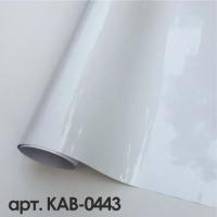 Самоклеящаяся пленка Q6 KAB-0443, белая глянцевая 122см