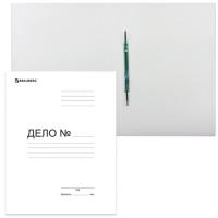 Скоросшиватель картонный BRAUBERG, гарантированная плотность 300 г/м2, до 200л, 122736